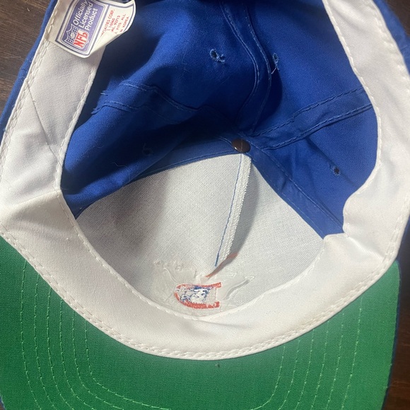 1980s Vintage Denver Broncos NFL Sports Specialties Snapback Hat Cap Spell Out - Picture 2 of 4